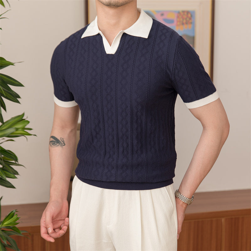 Belmont Buttonless Knitted Polo