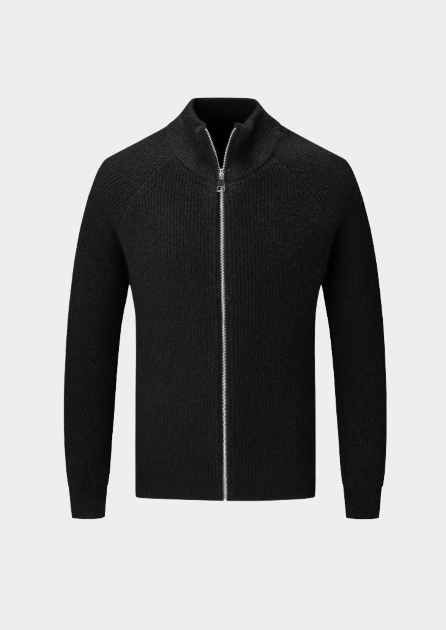 Belmont 100% Wool Zip Cardigan