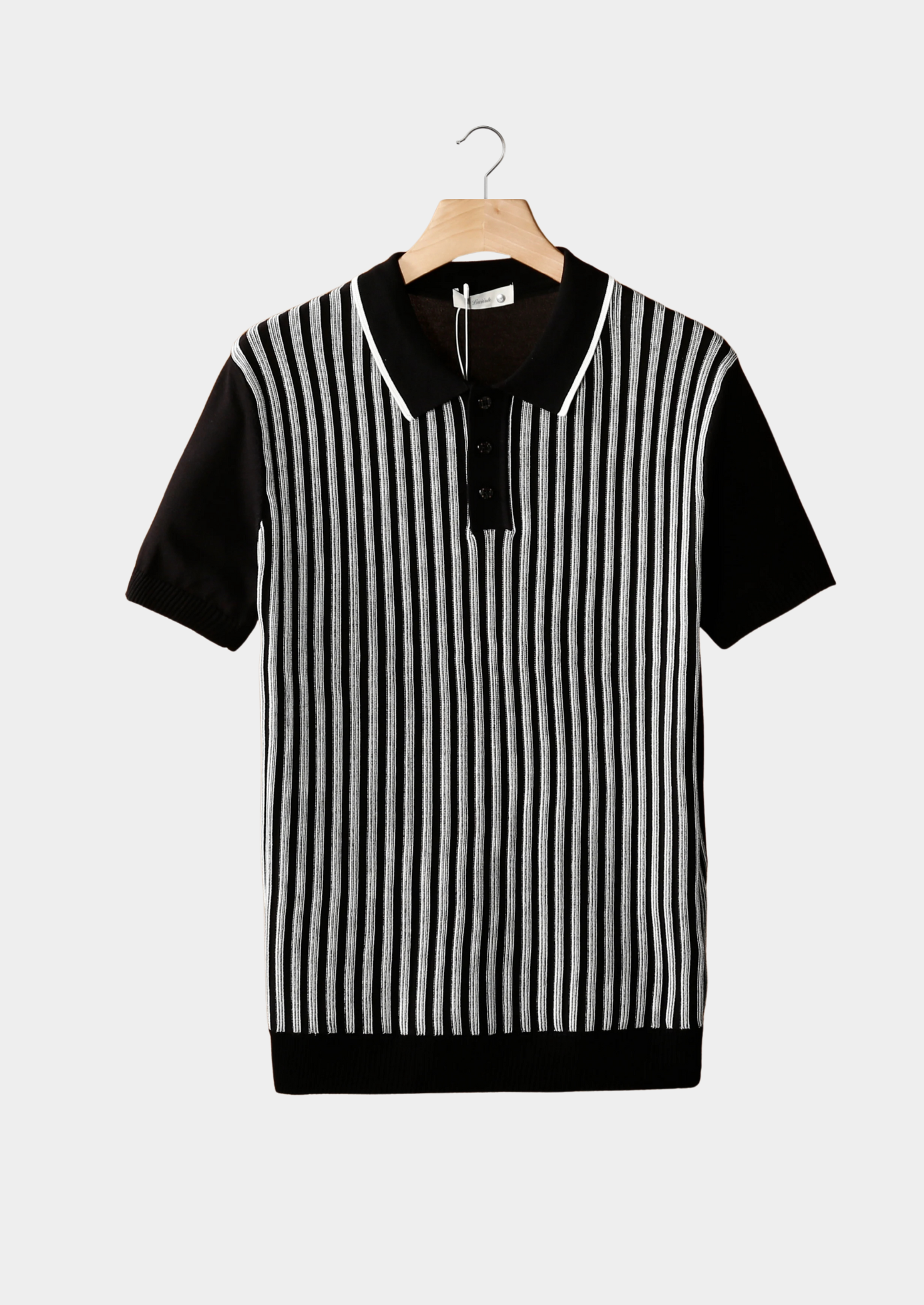 BELMONT VERTICAL STRIPED POLO