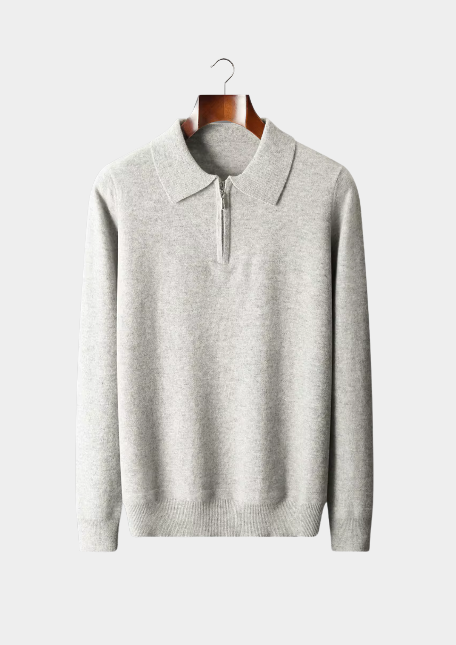 Belmont WOOL HALF ZIP POLO