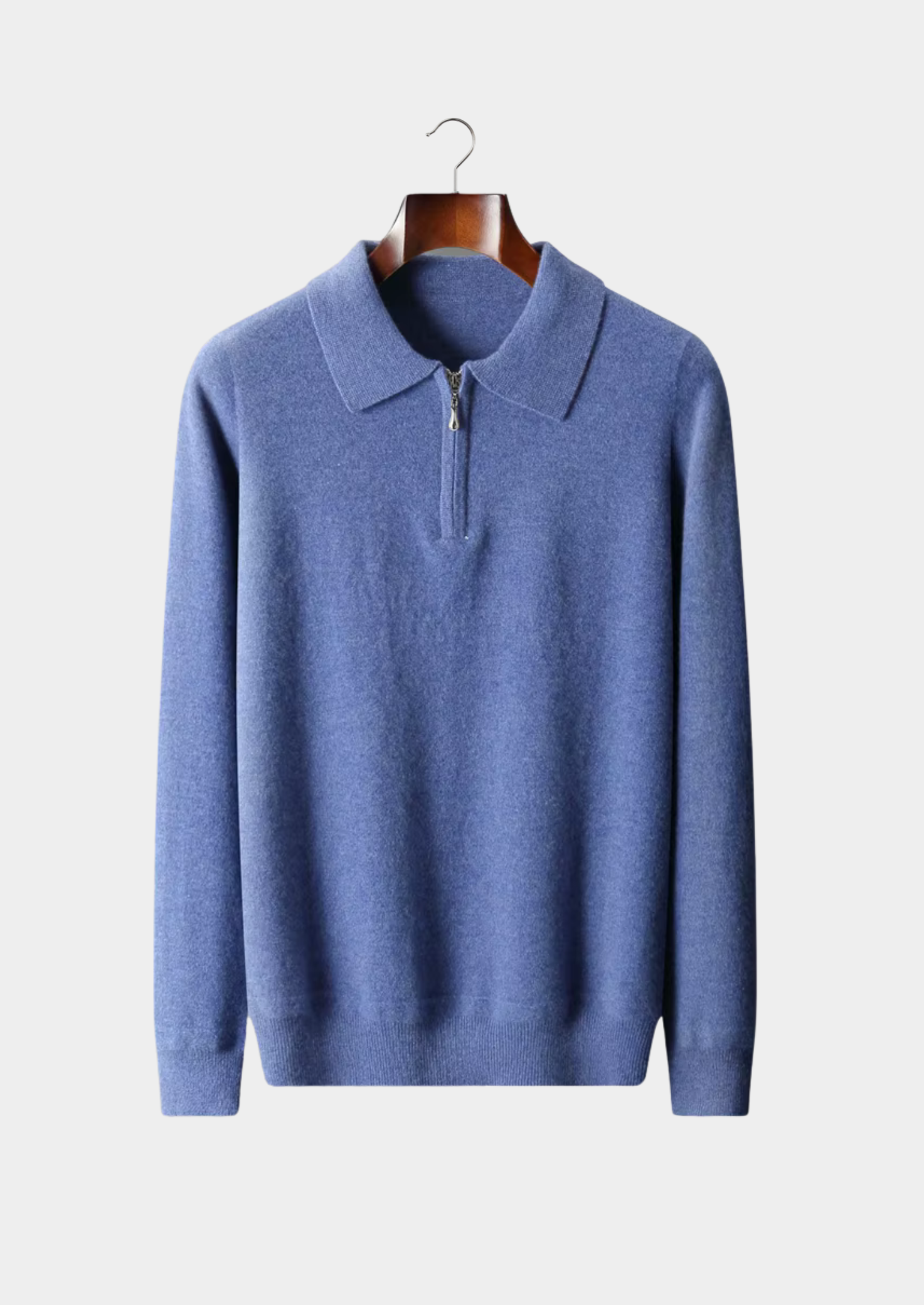 Belmont WOOL HALF ZIP POLO