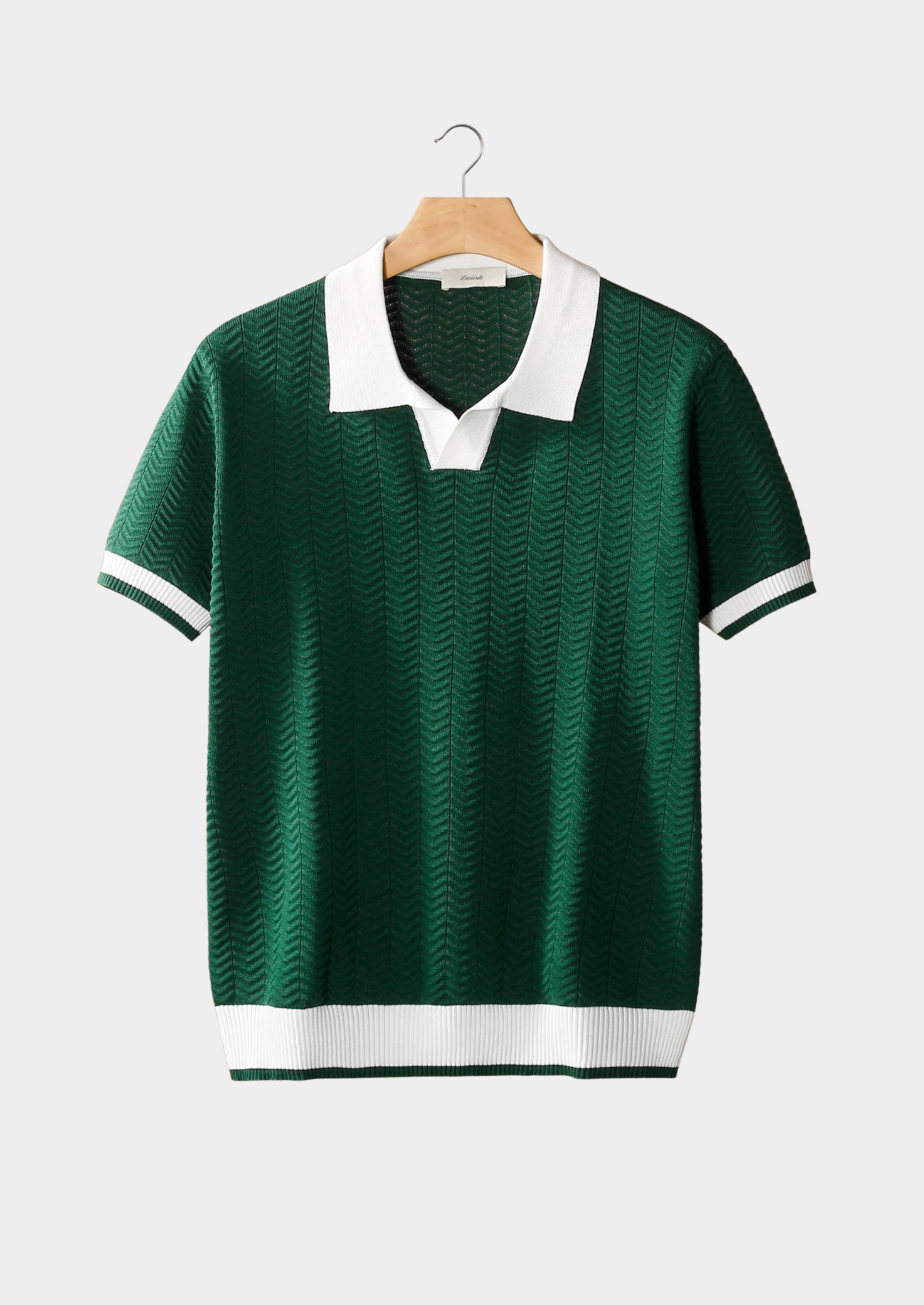 BELMONT CONTRAST TEXTURED POLO