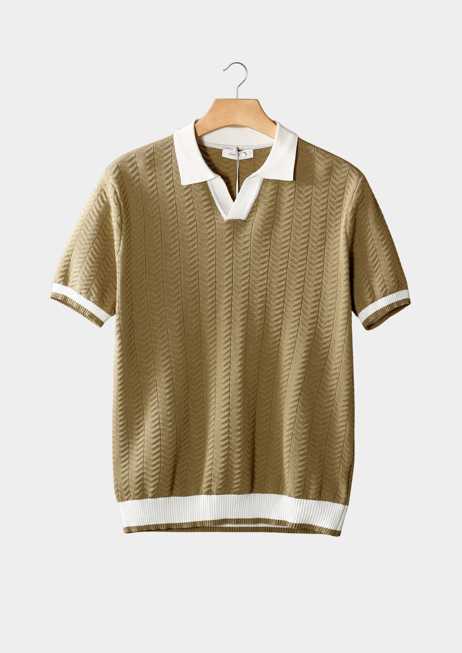 BELMONT CONTRAST TEXTURED POLO