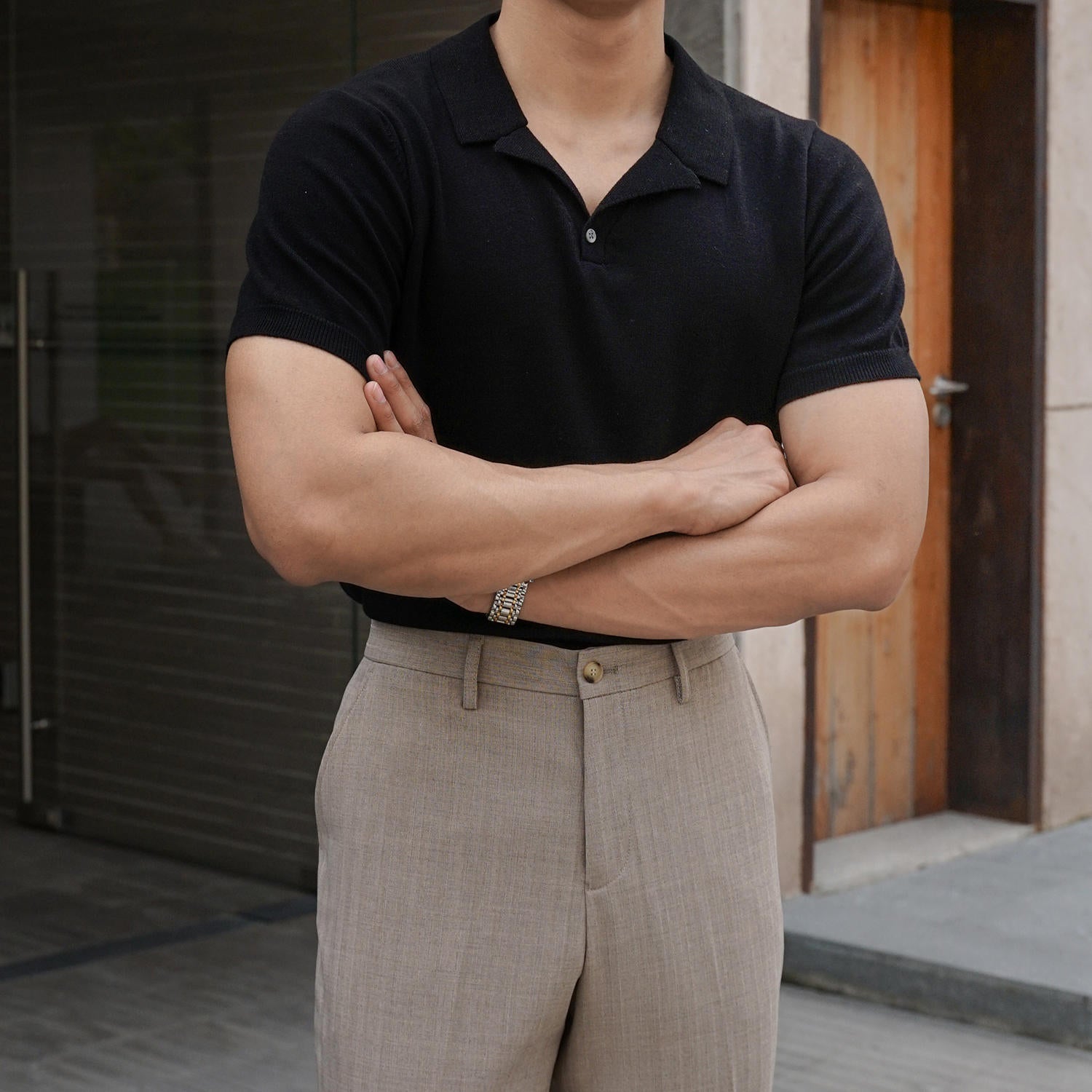 Belmont Fit Spread Collar Polo Shirt