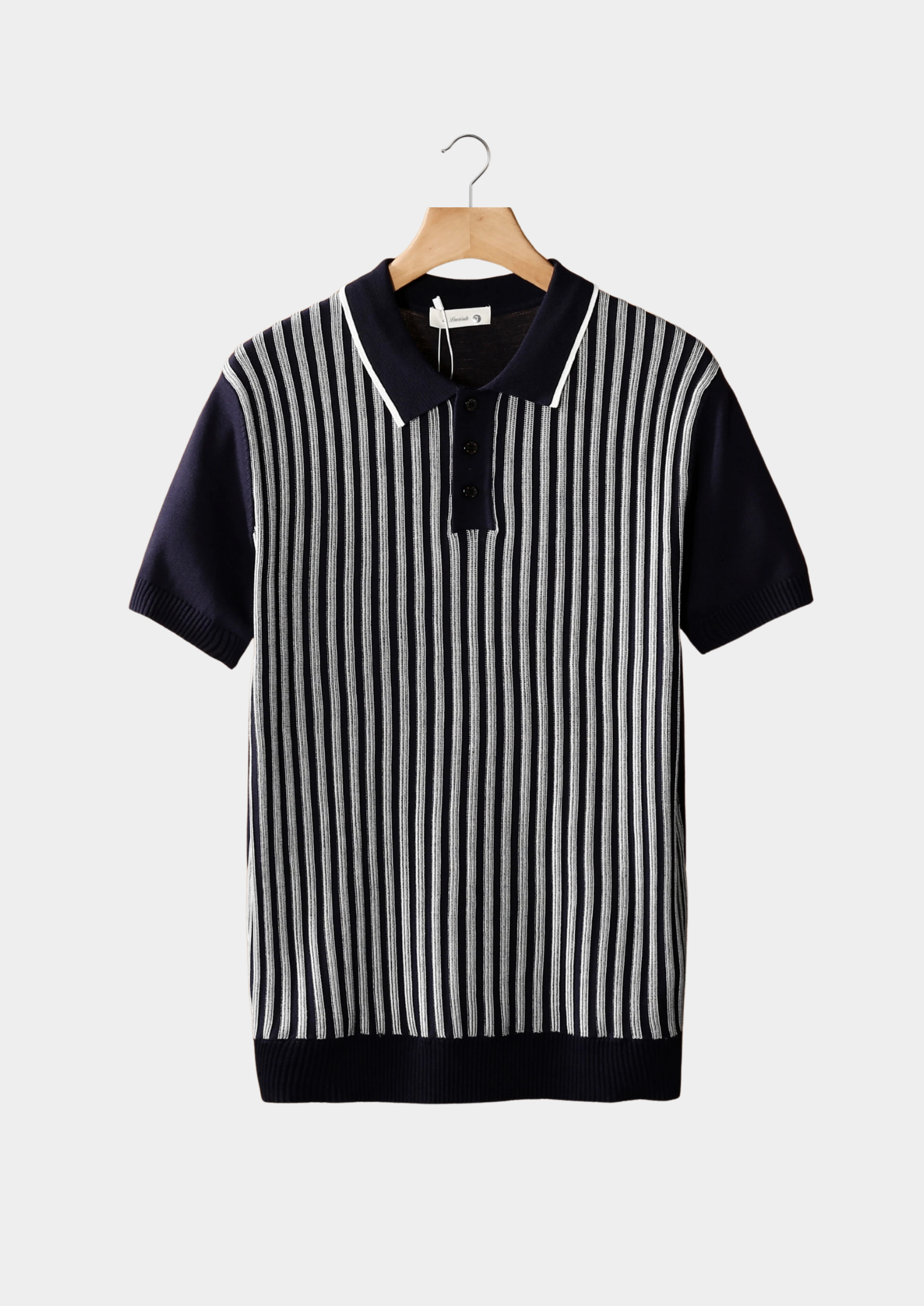 BELMONT VERTICAL STRIPED POLO