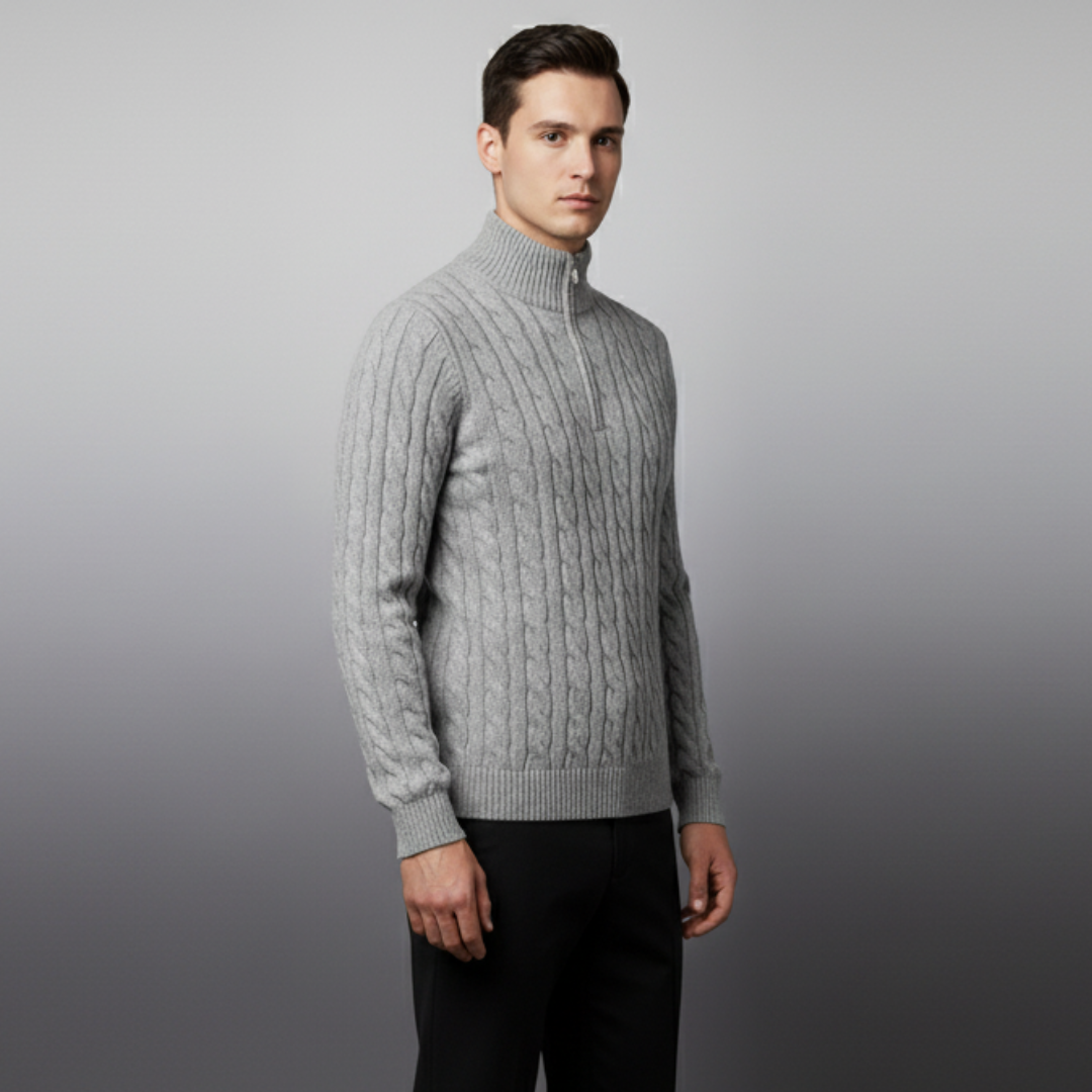 Belmont Constance Half Zip Sweater